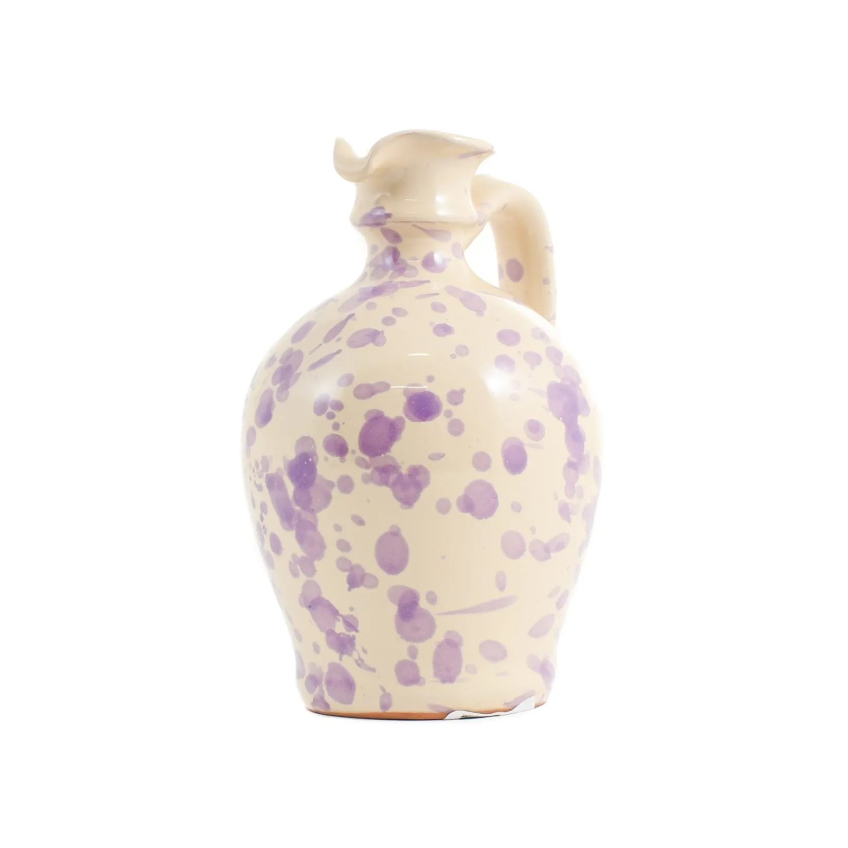 Puglia Handmade Jugs & Bottles|Tableware Brands^Puglia Lilac Splatter Oil Bottle, 250ml