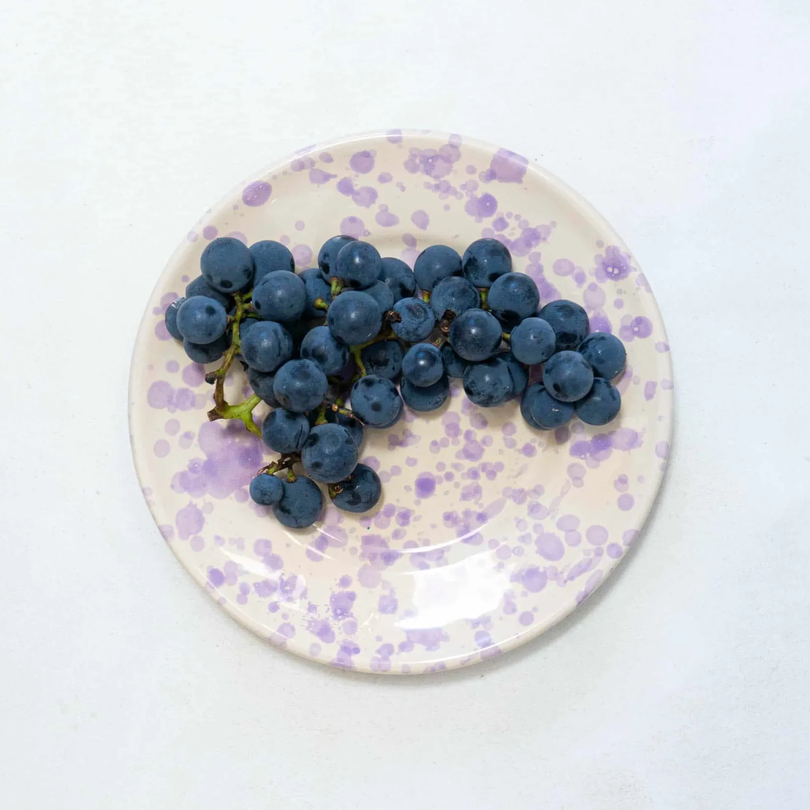 Puglia Handmade Plates|Crockery & Dinnerware^Puglia Lilac Splatter Side Plate, 19cm