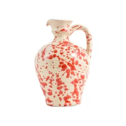 Puglia Handmade Jugs & Bottles|Tableware Brands^Puglia Red Splatter Oil Bottle, 250ml