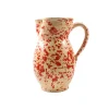 Puglia Handmade Italian Ingredients|Jugs & Bottles^Puglia Red Splatter Pitcher