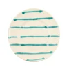 Puglia Handmade Tableware Brands|Plates^Puglia Teal Stripe Dinner Plate, 24cm