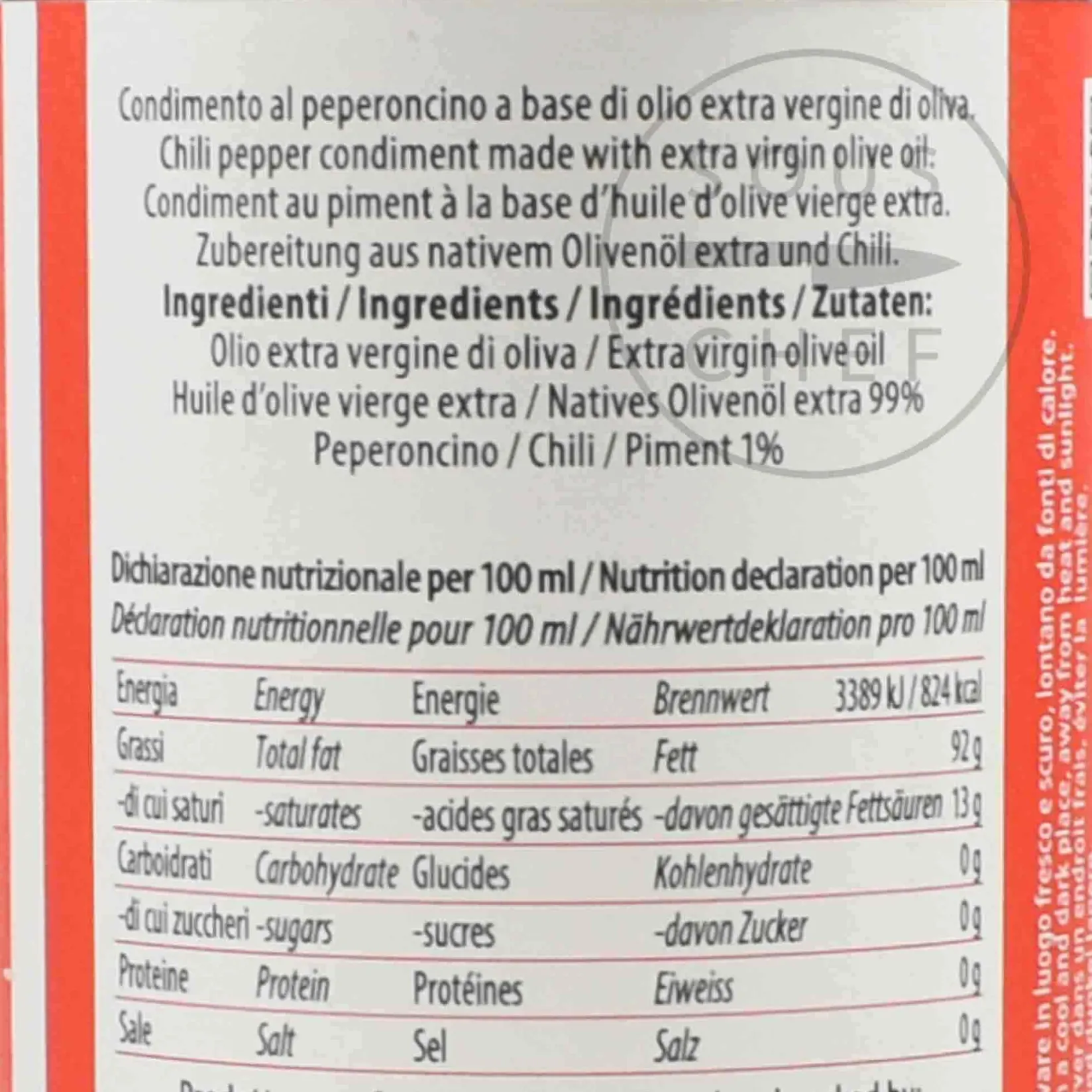 Galantino Italian Ingredients|Oil, Vinegar & Dressings^Puglian Chilli Extra Virgin Olive Oil In Tin, 250ml