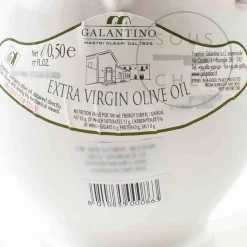 Galantino Ingredients Brands|Oil, Vinegar & Dressings^Puglian Extra Virgin Olive Oil in Yellow Terracotta Bottle, 500ml