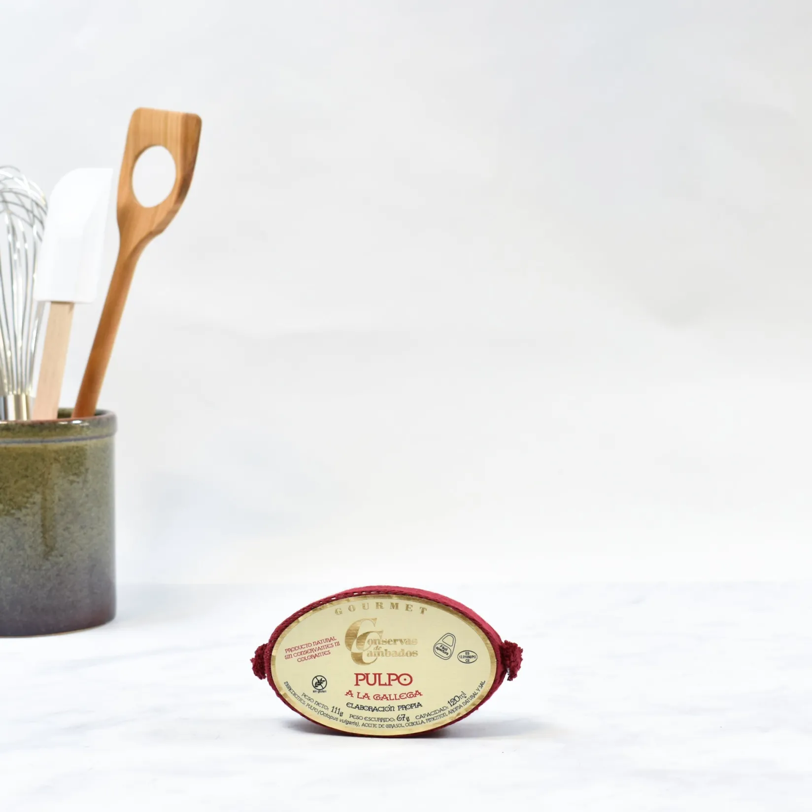 Conservas de Cambados Spanish Ingredients|Tinned Fish & Seafood^Pulpo En Salsa Gallega - Octopus, 111g