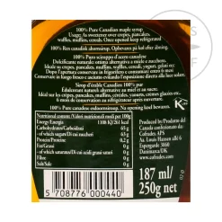 Vertmont Ingredients Brands|Baking Ingredients^Pure Maple Syrup, 187ml