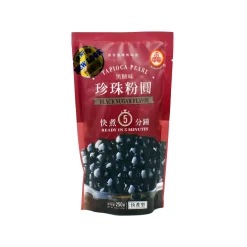WuFuYuan Ingredients Brands|Chinese Ingredients^Quick Cook Black Tapioca Pearls, 250g