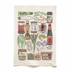 Quite Nice Clothing Kitchen Textiles & Clothing^East Asian Ingredients Organic Cotton Tea Towel