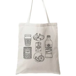 Quite Nice Clothing Tableware Brands^Hummus Organic Cotton Tote Bag