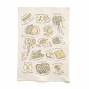 Quite Nice Clothing Kitchen Textiles & Clothing^Types of Pasta Organic Cotton Tea Towel