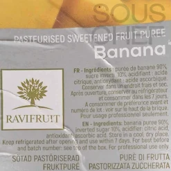 Ravifruit Ingredients Brands|Drinks^Banana Puree, 1 Litre