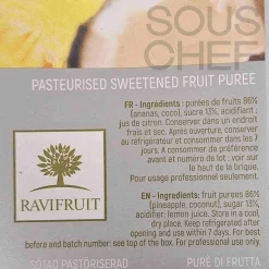 Ravifruit Ingredients Brands|Drinks^Pina Colada Puree, 1 Litre