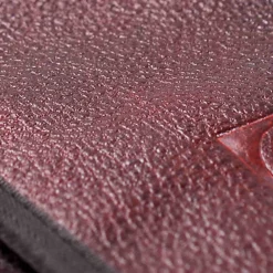 JKC Kitchen Knives^Red Buffalo Leather Knife Roll, 6 Slots