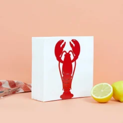 Balvi Tableware Brands^Red Lobster Metal Napkin Holder
