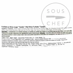 Tanaka Foods Japanese Ingredients|Herbs & Spices^Red Shiso Furikake, 22g