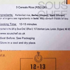 Riseria Campanini Ingredients Brands|Pasta, Rice & Beans^3 Cereals Rice, 850g