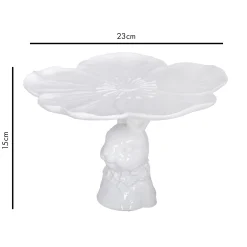 Rockett St George Tableware Brands^Bunny Cake Stand, 23cm