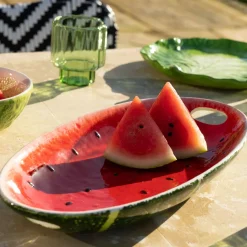 Rockett St George Tableware Brands^Watermelon Serving Plate, 36.5x18cm