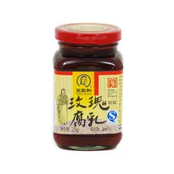 WZH Ingredients Brands|Chinese Ingredients^Rose Bean Curd - Preserved Red Beancurd, 250g