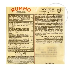 Rummo Italian Ingredients|Pasta, Rice & Beans^Farfalle, 500g