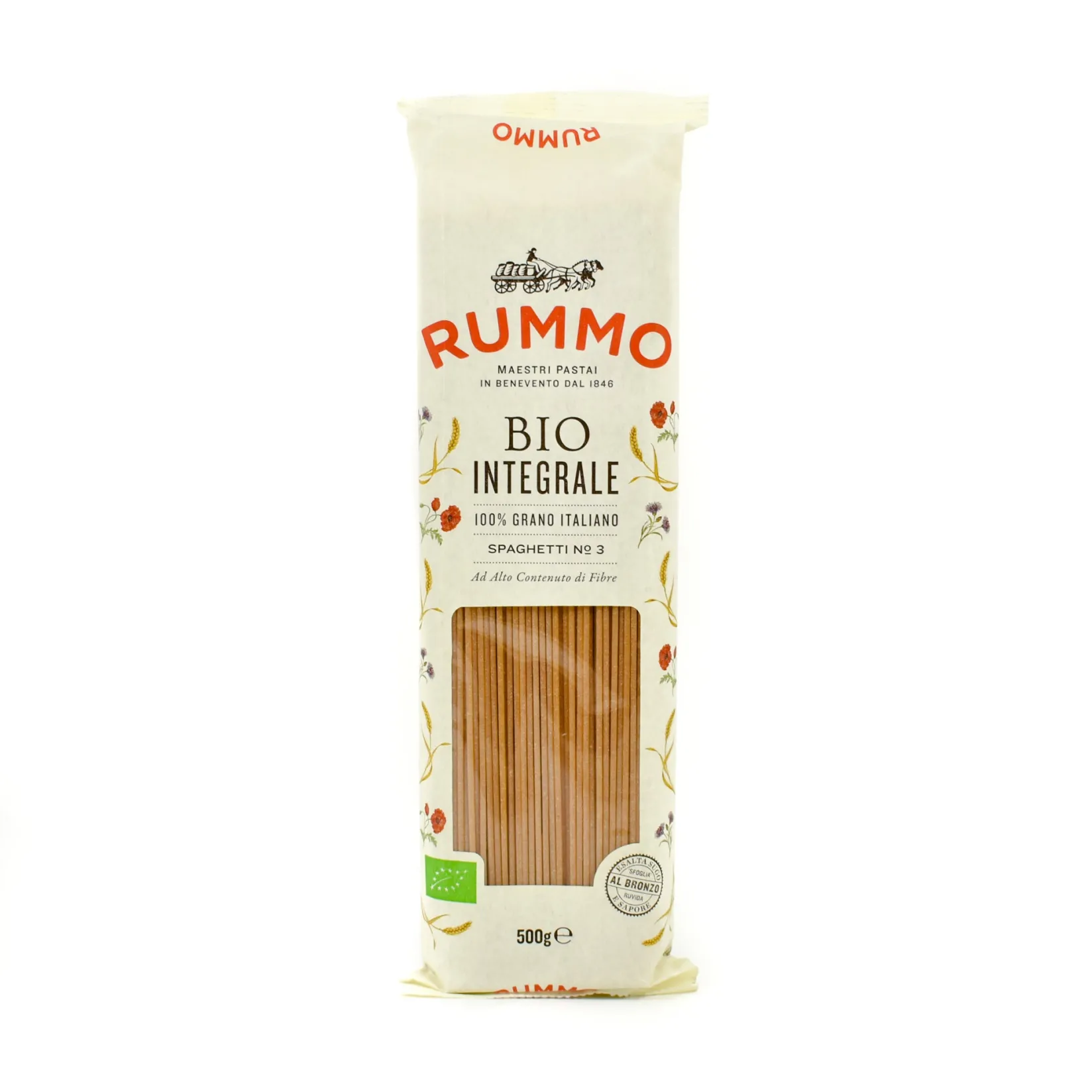 Rummo Italian Ingredients|Pasta, Rice & Beans^Wholemeal Organic Spaghetti, 500g