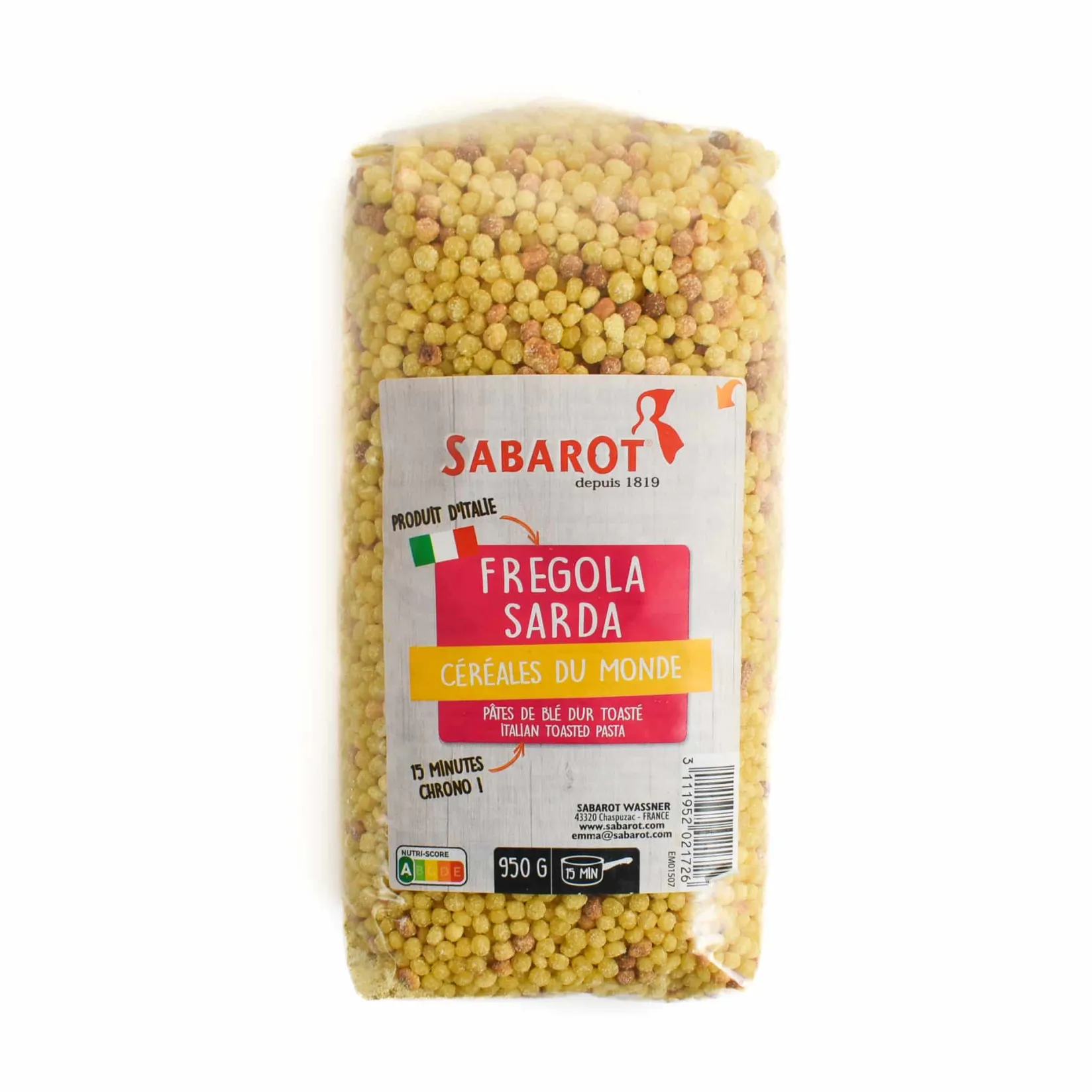 Sabarot Ingredients Brands^Fregola Sarda, 950g