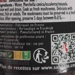 Sabarot Ingredients Brands|French Ingredients^Morel Mushrooms, 185g