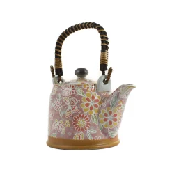 Kiji Stoneware & Ceramics Japanese Ingredients|Japanese Tableware^Saku Pink Japanese Teapot