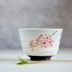 Kiji Stoneware & Ceramics Tableware Brands|Japanese Ingredients^Sakura Blossom Matcha Bowl, 12.8cm
