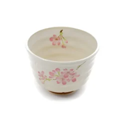 Kiji Stoneware & Ceramics Tableware Brands|Japanese Ingredients^Sakura Blossom Matcha Bowl, 12.8cm