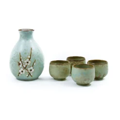 Kiji Stoneware & Ceramics Tableware Brands|Japanese Ingredients^Sakura Blossom Sake Set