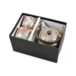 Kiji Stoneware & Ceramics Tableware Brands|Japanese Ingredients^Sakura Blossom Tea Set For Two