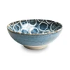 Kiji Stoneware & Ceramics Japanese Ingredients|Japanese Tableware^Sakuru Bowl, Blue, 21.5cm