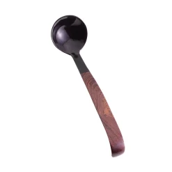 Sarah Petherick Cutlery|Tableware Brands^Black Horn & Rosewood Ladle, 25cm