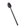 Sarah Petherick Cutlery|Tableware Brands^Black Horn Kitami Long Dessert Spoon, 20cm