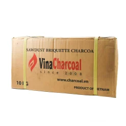 Vina Charcoal Bbq & Smoking^Sawdust Briquette Binchotan Charcoal, 10kg