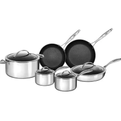 Scanpan Pots & Pans^HaptIQ 6 Piece Stainless Steel Non-Stick Cookware Set