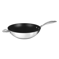 Scanpan Pots & Pans^HaptIQ Stainless Steel Non-Stick Wok, 32cm