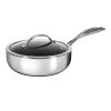 Scanpan Pots & Pans^HaptIQ Stainless Steel Non-Stick Deep Saute Pan with Lid, 26cm