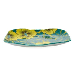 Seikou Tableware Brands|Japanese Ingredients^Porcelain Gold Floral Rectangular Platter, 32cm