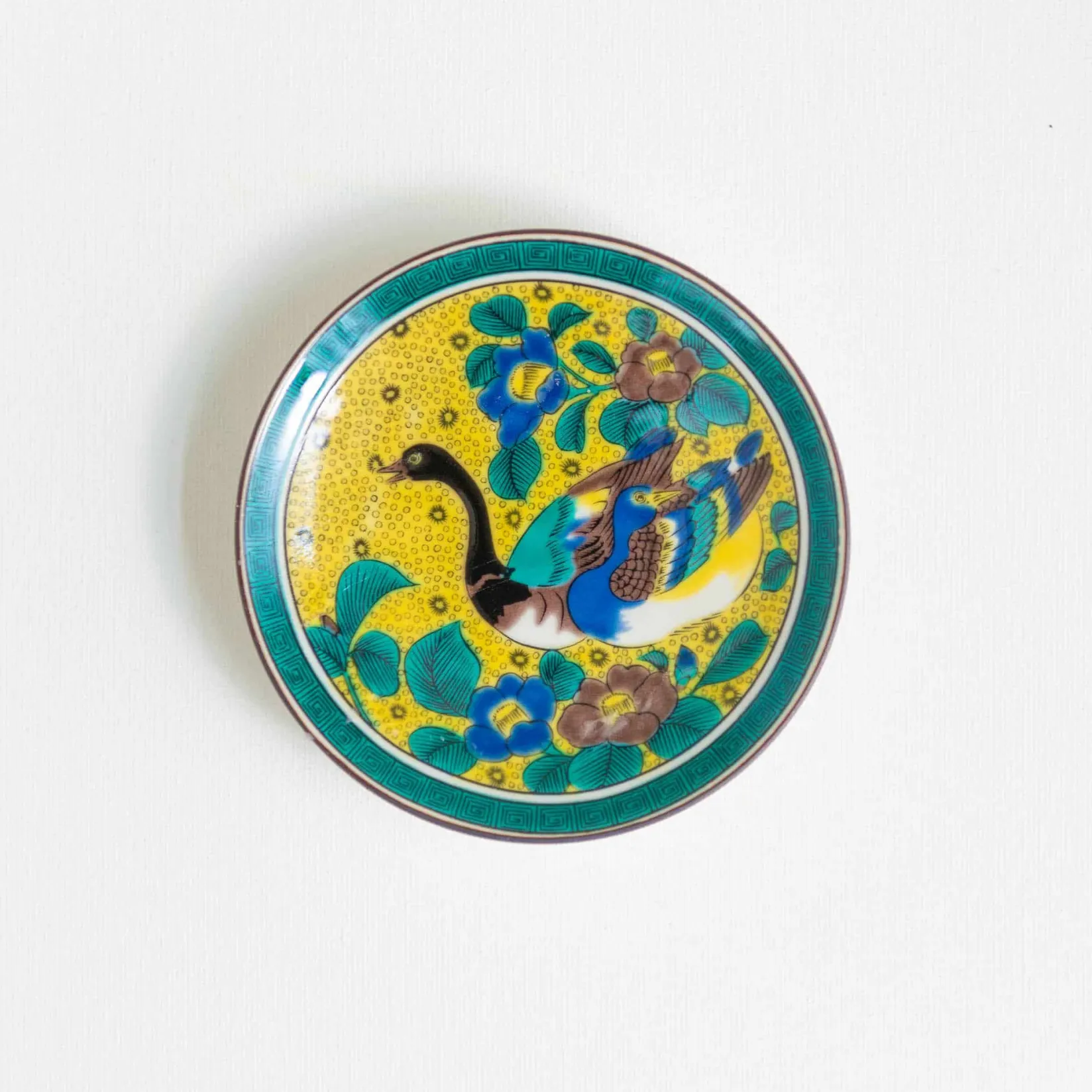 Seikou Japanese Ingredients|Plates^Porcelain Golden Goose Small Garnish Plate, 10cm