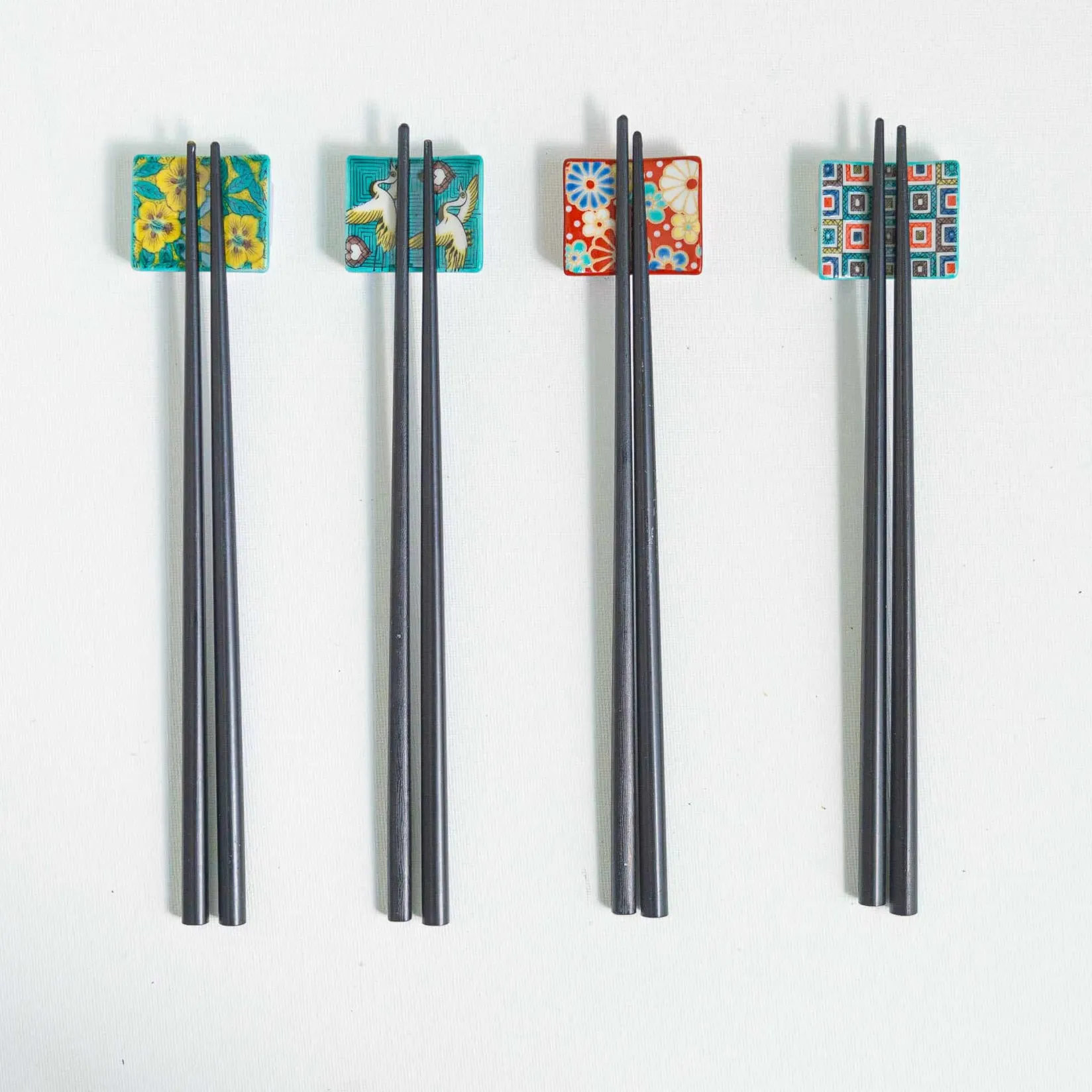 Seikou Japanese Ingredients|Tableware Brands^Porcelain Tsuru Crane Chopsticks Rest