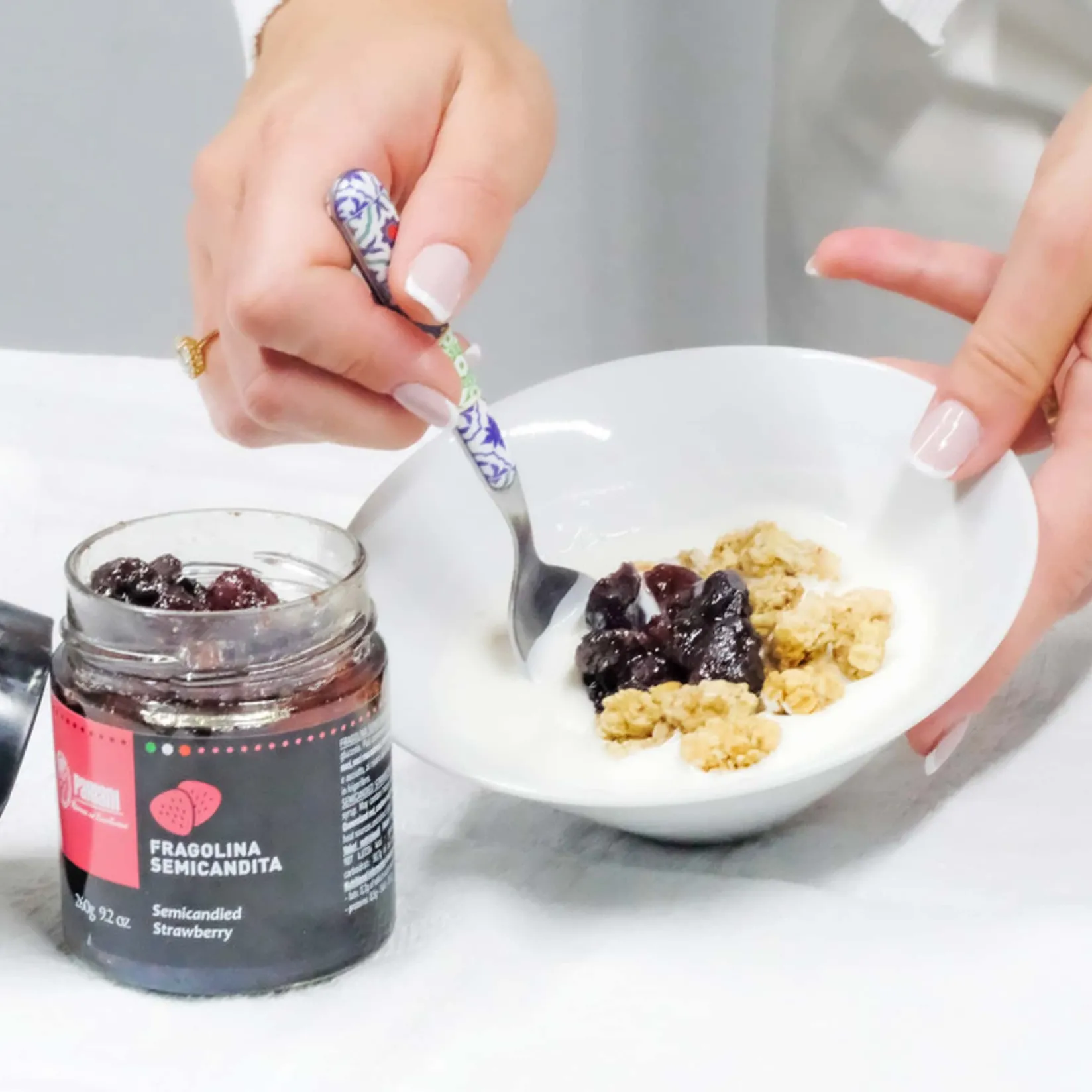 Pariani Ingredients Brands|Italian Ingredients^Semi-Candied Wild Strawberries, 260g