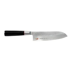 Suncraft Japanese Ingredients|Kitchen Knives^Senzo 33 Layer Santoku Knife 165mm