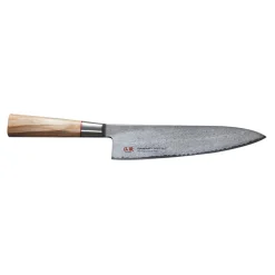 Suncraft Japanese Ingredients|Kitchen Knives^Senzo Twist Damascus Steel VG10 Core Gyuto Knife, 20cm