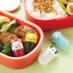 Bento & Co Tableware Brands|Food Storage & Containers^Set of 4 Animal Sauce Bottles for Lunch Box