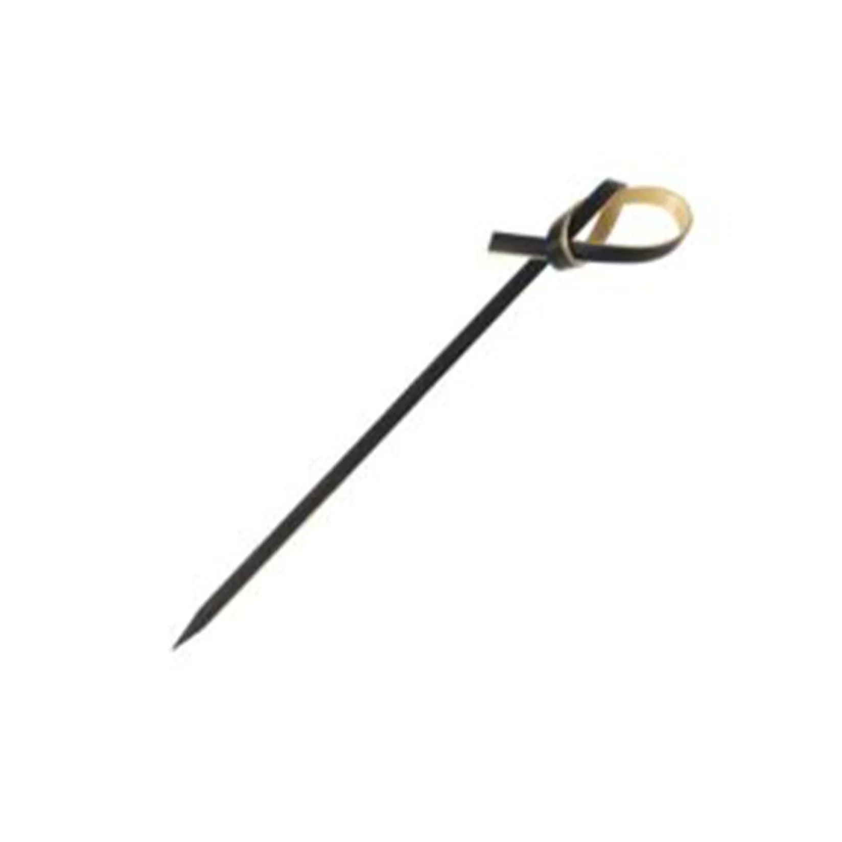 Eco Skewers Canape Supplies|Tableware Brands^Set of 100 Black Looped Bamboo Skewers