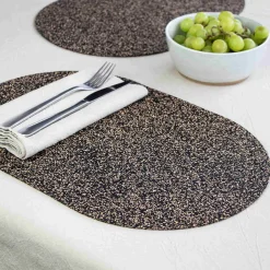 Liga Tableware Brands^Set of 4 Dash Recycled Oval Placemats, 40cm