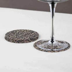 Liga Tableware Brands^Set of 4 Dash Recycled Round Coasters, 9cm