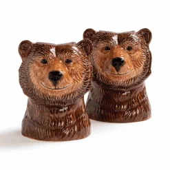 &Klevering Tableware Brands^Set of 2 Grizzly Bear Salt and Pepper Shakers