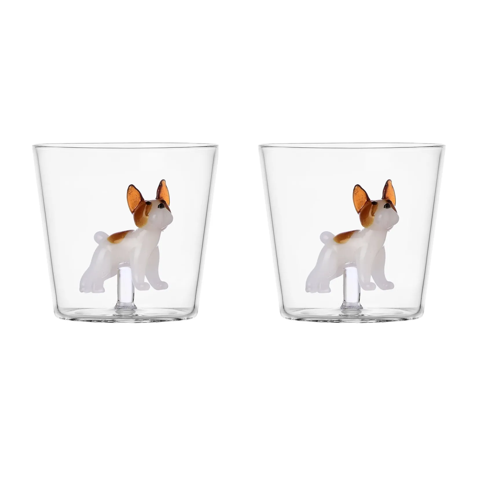 Ichendorf Milano Table Setting|Drinking Glasses^Set of 2 French Bulldog Tumblers, 300ml